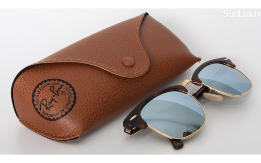 Ray-Ban Clubmaster Flash Lenses (RB3016 114530 49mm) saules brilles